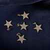 5Pcs Brass Micro Pave Clear Cubic Zirconia Charms ZIRC-SZ0002-64-4