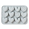 Heart Food Grade Silicone Molds LS-DIY-A051-02C-3