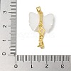 Real 18K Gold Plated Rack Plating Brass Pendants KK-Q009-06G-07-3