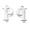 Tarnish Resistant 304 Stainless Steel Charms STAS-H112-P-P-2