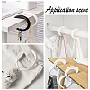 WADORN 6Pcs 2 Style Plastic Hook Hangers FIND-WR0010-29-6