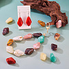 40Pcs Opaque Acrylic Beads OACR-TA0004-38-7