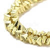 Electroplate Glass Beads Strands X-EGLA-D030-16A-03-3