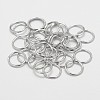 Brass Round Rings KK-WH0084-05B-P-1