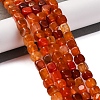 Natural Dragon Veins Agate Beads Strands G-G177-E05-01-2