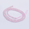 Natural Morganite Beads Strands G-L478-08-4mm-3