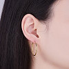 SHEGRACE 925 Sterling Silver Hoop Earrings JE670B-02-3