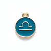 Alloy Enamel Pendants ENAM-S124-01B-05K-2