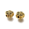 Rack Plating Flower Brass Beads KK-M079-06G-2