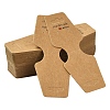 150Pcs Cardboard Fold Over Paper Display Hanging Cards CDIS-YW0001-22-1
