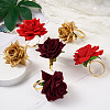 Elecrelive 6Pcs 3 Style Alloy Rope Napkin Rings AJEW-EL0001-01-11