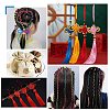 12 Rolls 12 Colors Macrame Rattail Chinese Knot Making Cords Round Nylon Braided String Threads NWIR-SZ0001-03-6