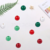 200Pcs 5 Colors Spray Painted Wood European Beads WOOD-PA0001-08-7