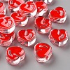 Transparent Enamel Acrylic Beads TACR-S155-004F-1