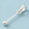 925 Sterling Silver Pendant Bails STER-P048-01A-S-2