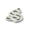 201 Stainless Steel Pendants STAS-B055-01P-S-2