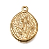 304 Stainless Steel Pendants STAS-K322-26B-G-1