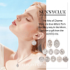 22Pcs 11 Style Tibetan Style Alloy Pendant Enamel Settings FIND-SC0002-23-5