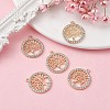 Alloy Crystal Rhinestone Pendants FIND-YW0003-63-5