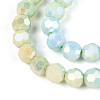 Anti-Tarnish Electroplate Glass Beads Strands EGLA-T021-6mm-15-09-3