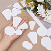 2 Bags 2 Styles Paper Quilting Templates DIY-DC0003-02-3