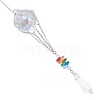 Glass Hot Air Balloon Hanging Suncatchers HJEW-JM04569-02-4