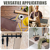 6Pcs 6 Colors Multipurpose Nylon Oxford Fabric Clutch Bags with Alloy Zipper ABAG-GL0001-04-7