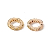 Brass Micro Pave Cubic Zirconia Bead Frames KK-A171-05G-01-2