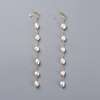 Natural Cultured Freshwater Pearl Dangle Earrings Sets EJEW-JE03827-2