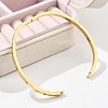 304 Stainless Steel Rhinestone Bangles for Women BJEW-Z092-05G-4