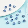 Polymer Clay Rhinestone Beads RB-H284-6MM-Half-2-5