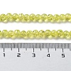 Spray Painted Crackle Glass Beads Strands CCG-Q001-4mm-04-3