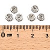 Brass Rhinestone Spacer Beads RB-A014-Z5mm-01P-2
