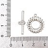 Brass Toggle Clasps KK-G548-34C-P-4