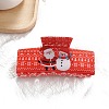 Christmas Theme PVC Claw Hair Clips PW-WGE755E-03-1