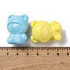 Baking Painted Opaque Acrylic Beads MACR-F080-20-3