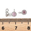SHEGRACE Brass Pave Cubic Zirconia Charms XGRQ5K045-832P-B-3