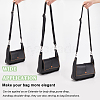 WADORN 3Pcs 3 Style Adjustable Imitation Leather Crossbody Purse Straps FIND-WR0009-32B-3