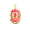 Brass Enamel Pendants KK-K400-20G-04-1