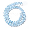 Transparent Glass Beads Strand GLAA-F112-01F-3