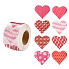 Valentine's Day Theme Paper Gift Tag Stickers X-DIY-C007-01F-1