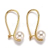 Brass Hoop Earrings EJEW-B005-01G-1