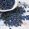 Transparent Inside Colours Glass Seed Beads SEED-H002-A-C215-1