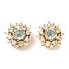 Brass Micro Pave Cubic Zirconia Beads KK-H526-15G-05-1