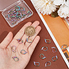 40Pcs 304 Stainless Steel Leverback Earring Findings STAS-SP0001-10RC-3