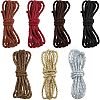 SUPERFINDINGS 7 Strands 7 Colors Braided PU Leather Cords WL-FH0001-01-1