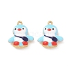304 Stainless Steel Enamel Pendants STAS-Q119-18G-01-1