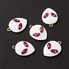 Alloy Enamel Pendants ENAM-B048-02A-2