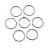 Tarnish Resistant 304 Stainless Steel Open Jump Rings STAS-J013-14xx1.2mm-01-1