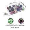 20Pcs 10 Colors Acrylic Rhinestone Beads OACR-FS0002-32-4